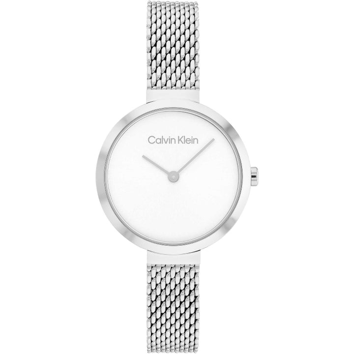 Timeless Silver Mesh Minimalist Elegance