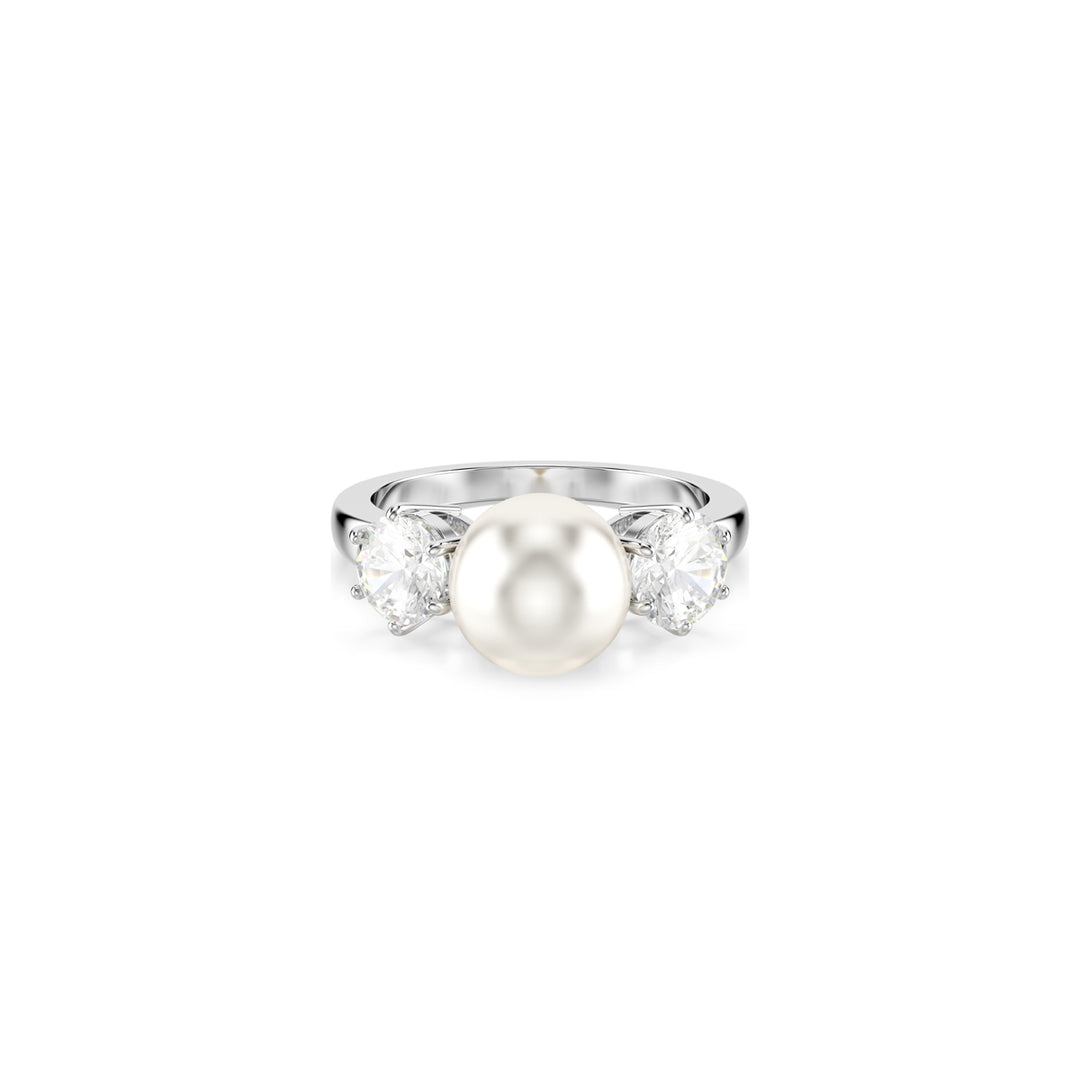 Timeless Elegance Pearl and Diamond Ring