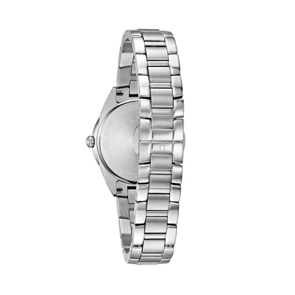 Bulova Stainless Steel Crystal Watch