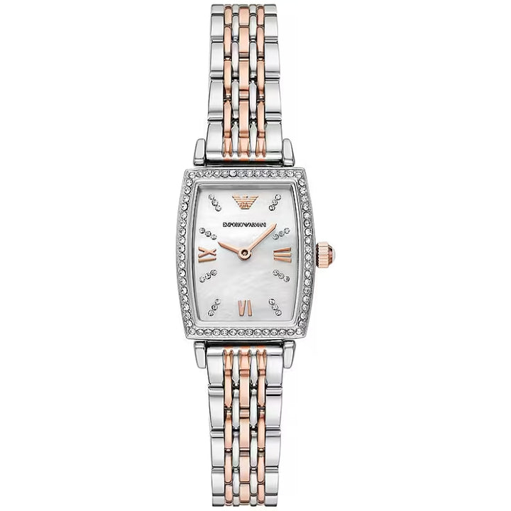 Emporio Armani Rose Gold Crystal Watch