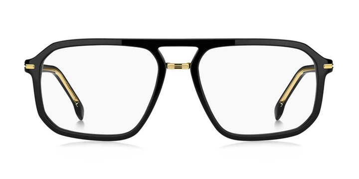 Refined Classic Acetate Frame with Gold Accents