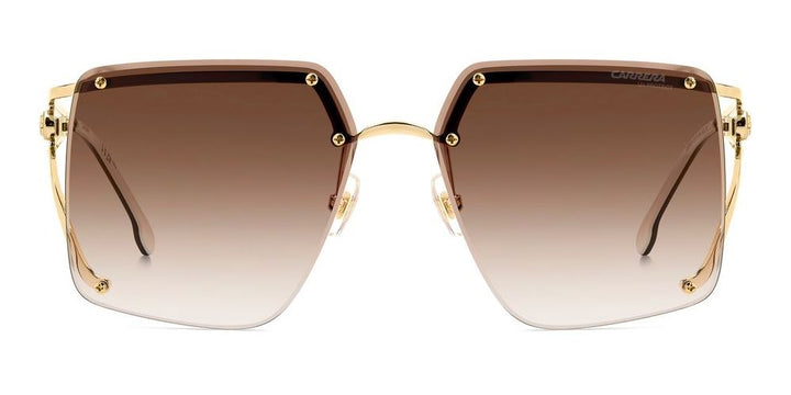 Sophisticated Gold Frame Square Sunglasses