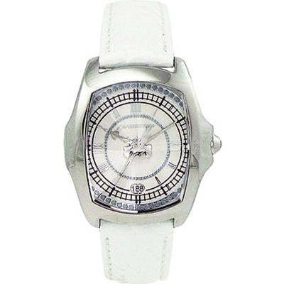Timeless Elegance Crystal-Accented Silver Watch