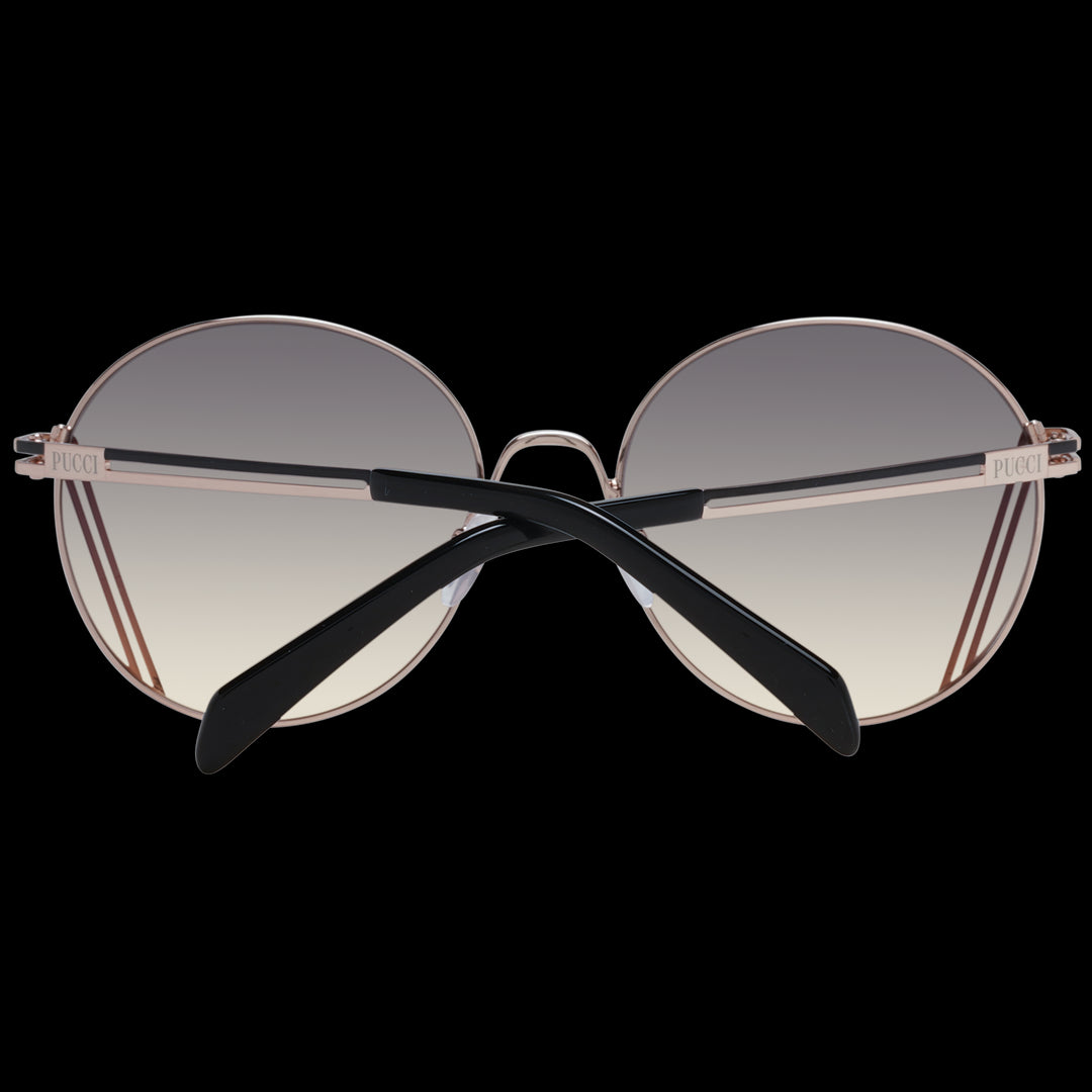 Radiant Rose Gold Gradient Sunglasses