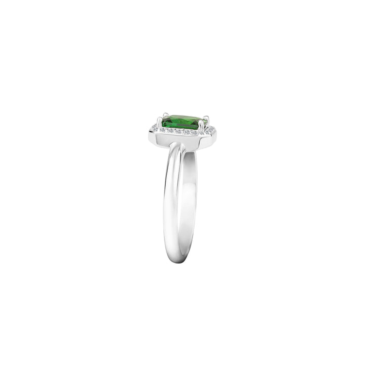 Morellato Silver Ring with Green Gemstone