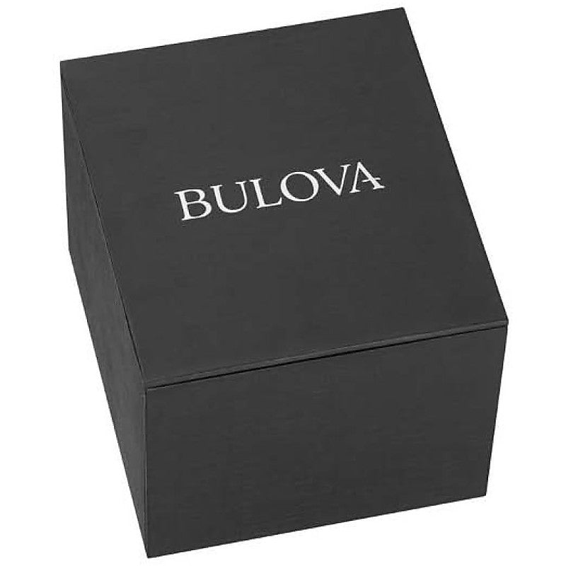 Bulova Silver Rectangular Crystal Watch