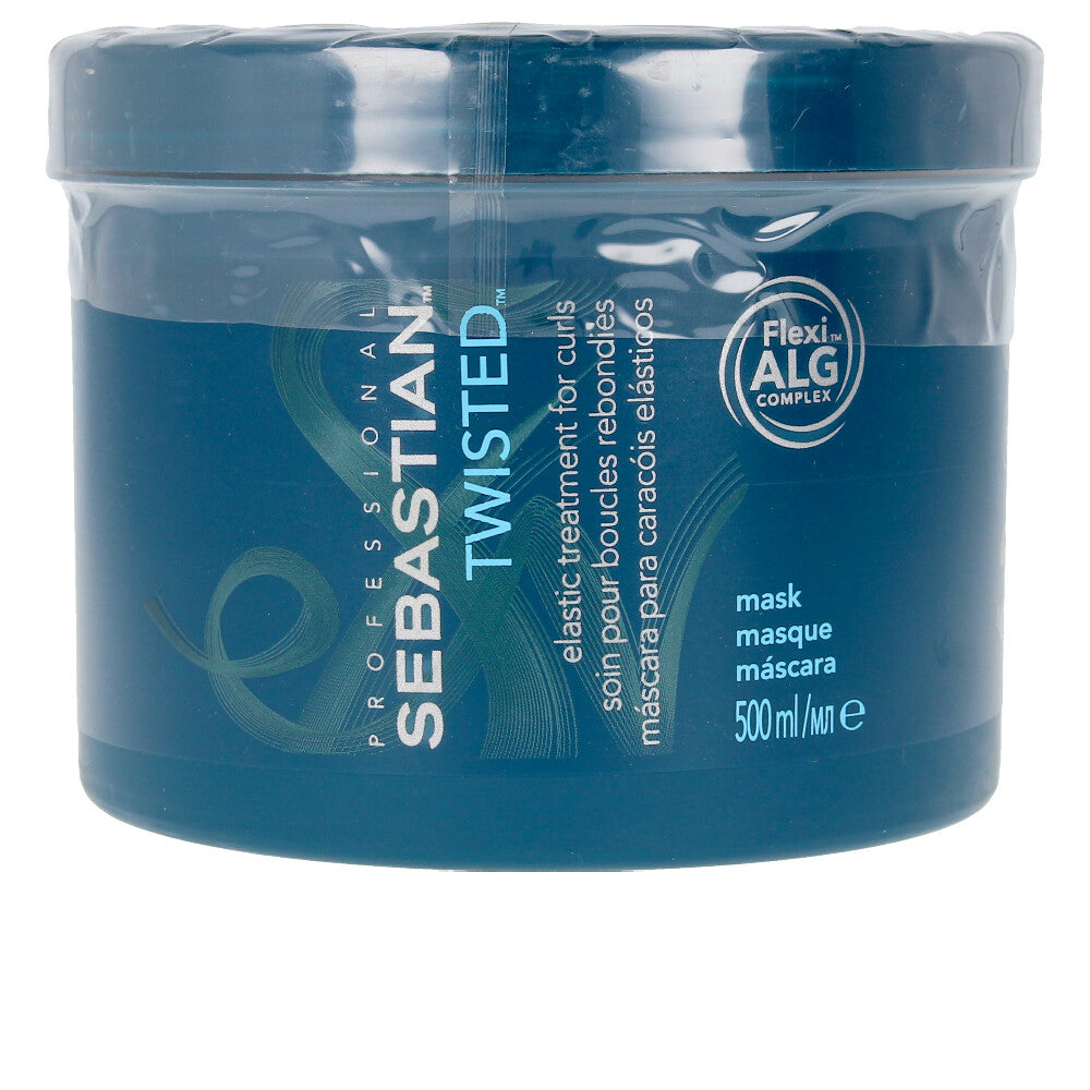 500 ml jar of curl treatment mask, creamy texture, hydration-focused