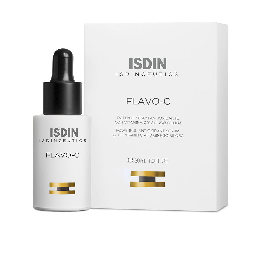 30 ml clear bottle of stabilised vitamin C hydrating serum, unisex skincare