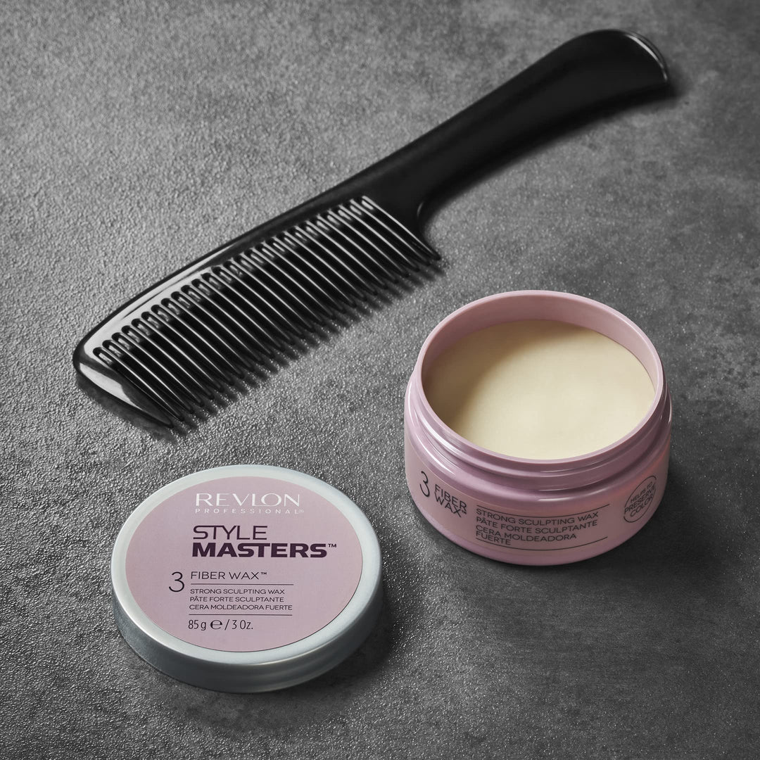 Small 85 g tin of fibre wax styling paste for all hair types