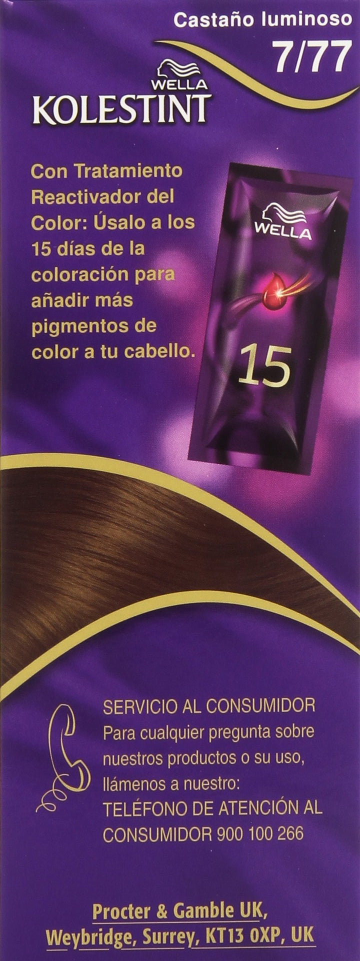 Honey-blonde colour balm kit with activator, three shine treatments and gloves, 50 ml