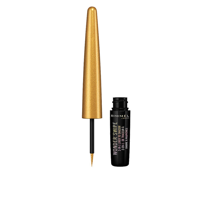 Slim metallic eye pencil in shade 002‑instafamous, dual liner and shadow