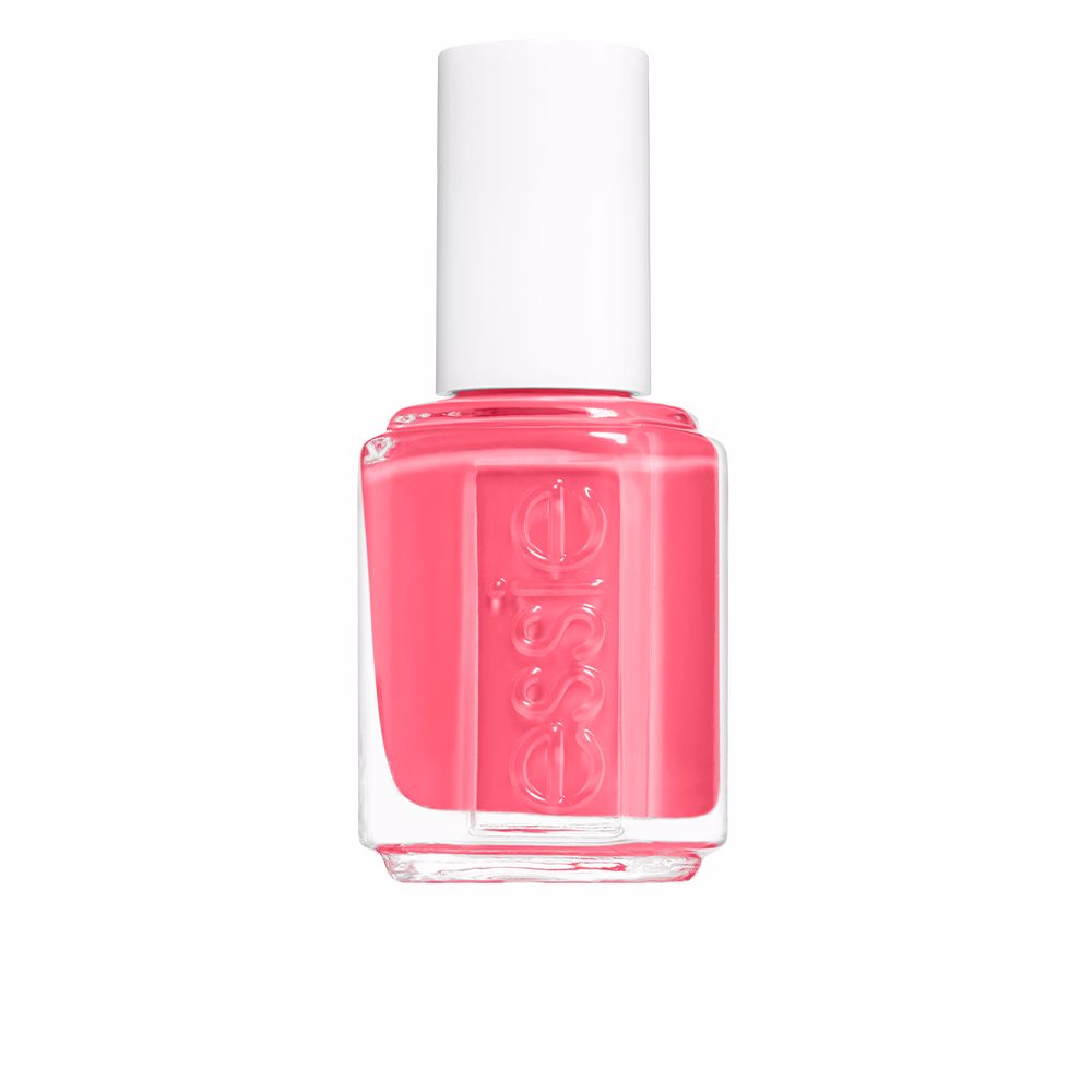 Small 13.5 ml soft pink cream nail polish with wide brush, glossy finish