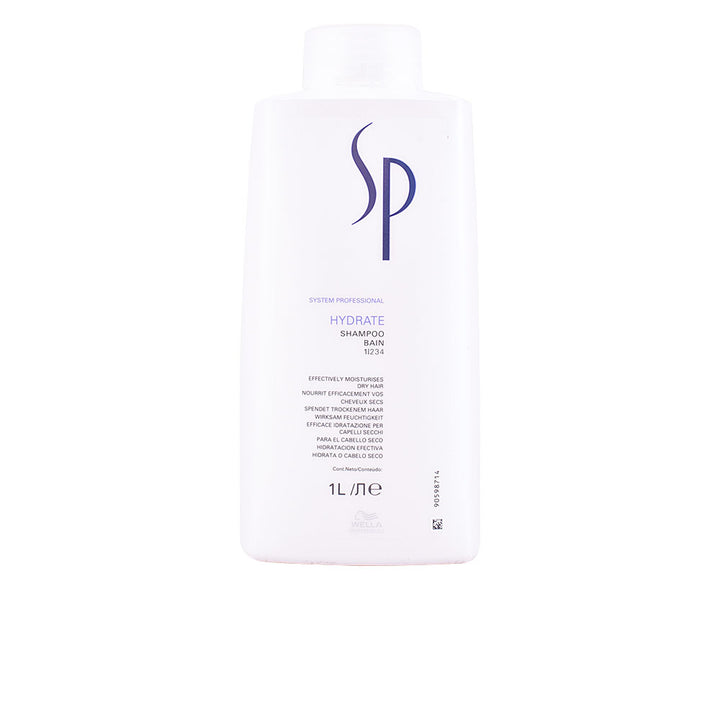 1,000 ml bottle of Hydrate Shampoo for Unisex daily hair care