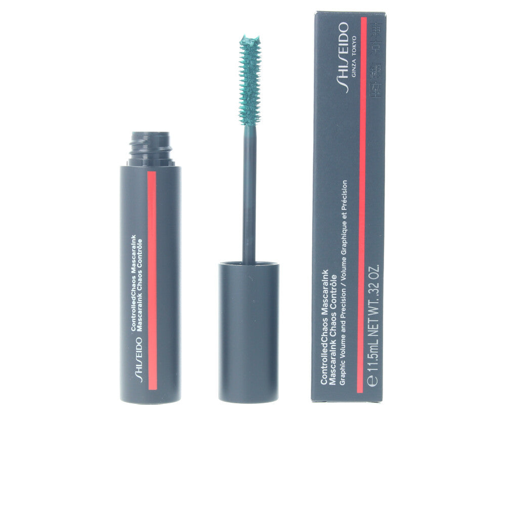 Mascara tube and concave-tip wand, cream-black shade, 11.5 ml