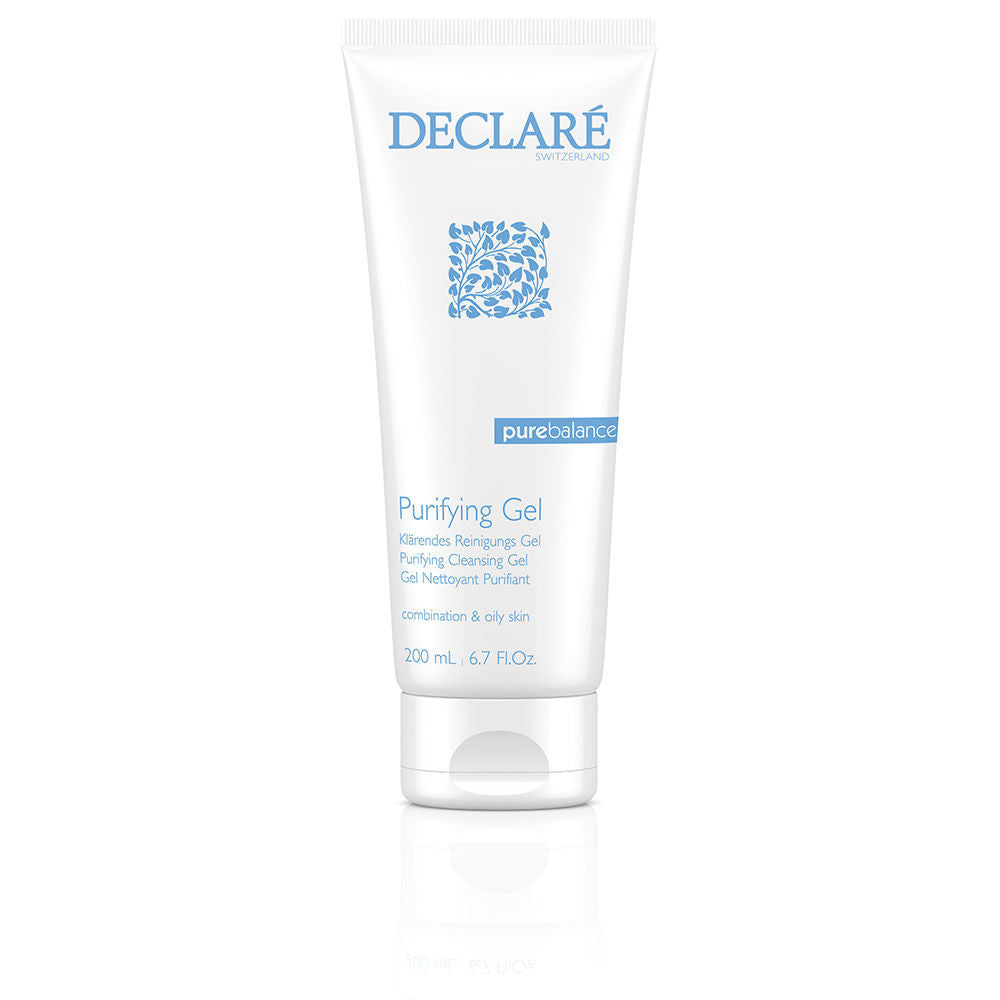 200 ml clear blue gel cleanser bottle for Women, purifying gel