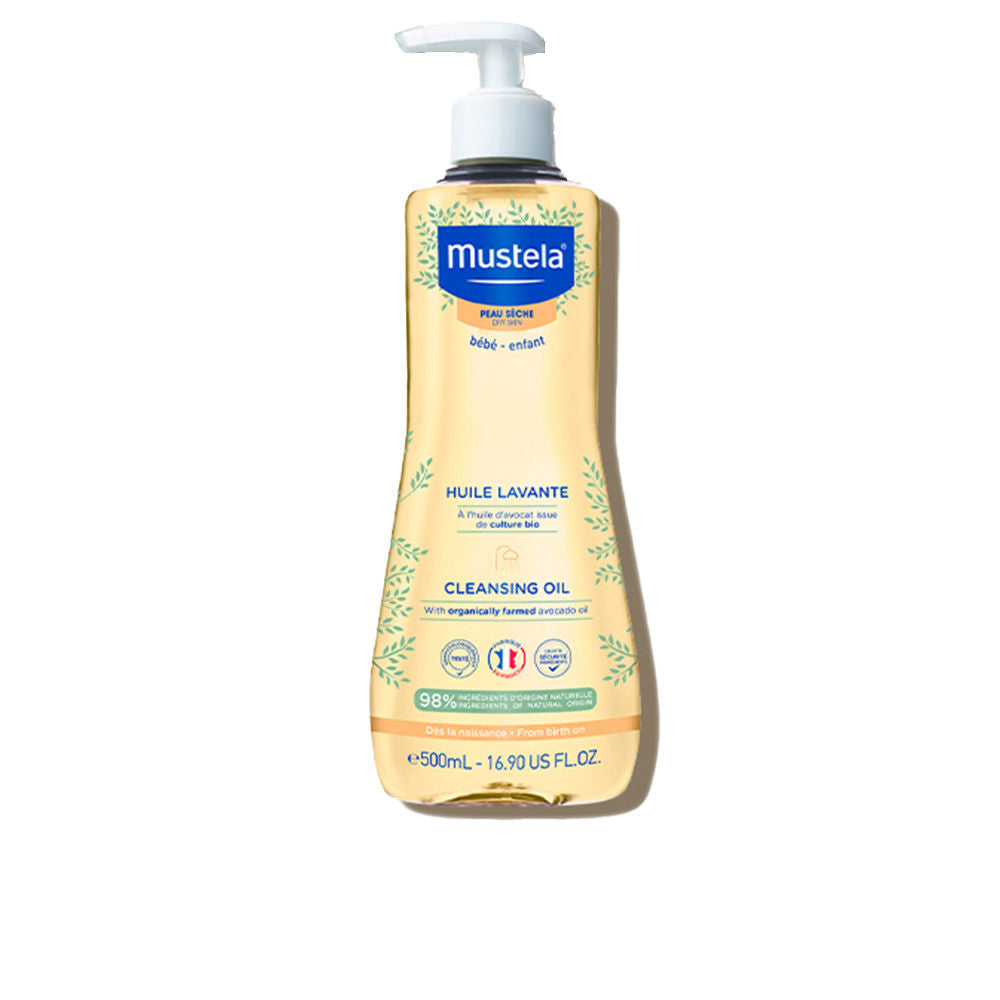 500 ml bottle of avocado bath and shower cleansing oil for Unisex babies