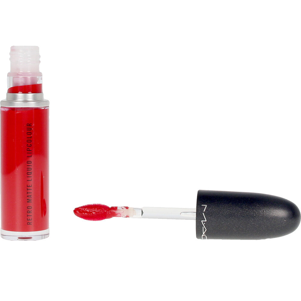 Slim tube of matte liquid lipstick with angled applicator, shade 'feels so grand', 5 ml