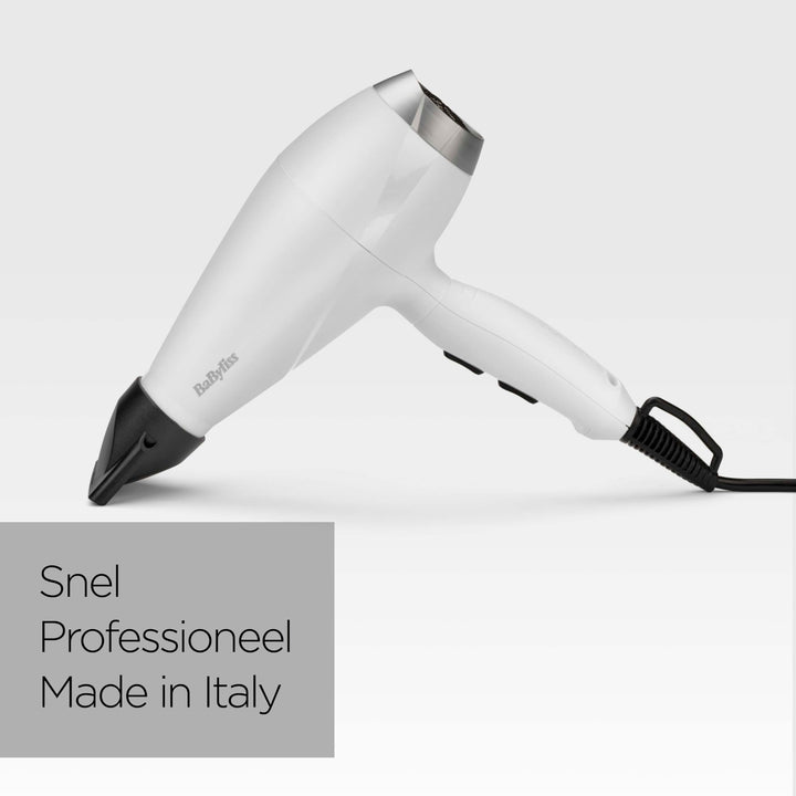 2000W professional AC hair dryer with slim 6mm concentrator nozzle, Unisex