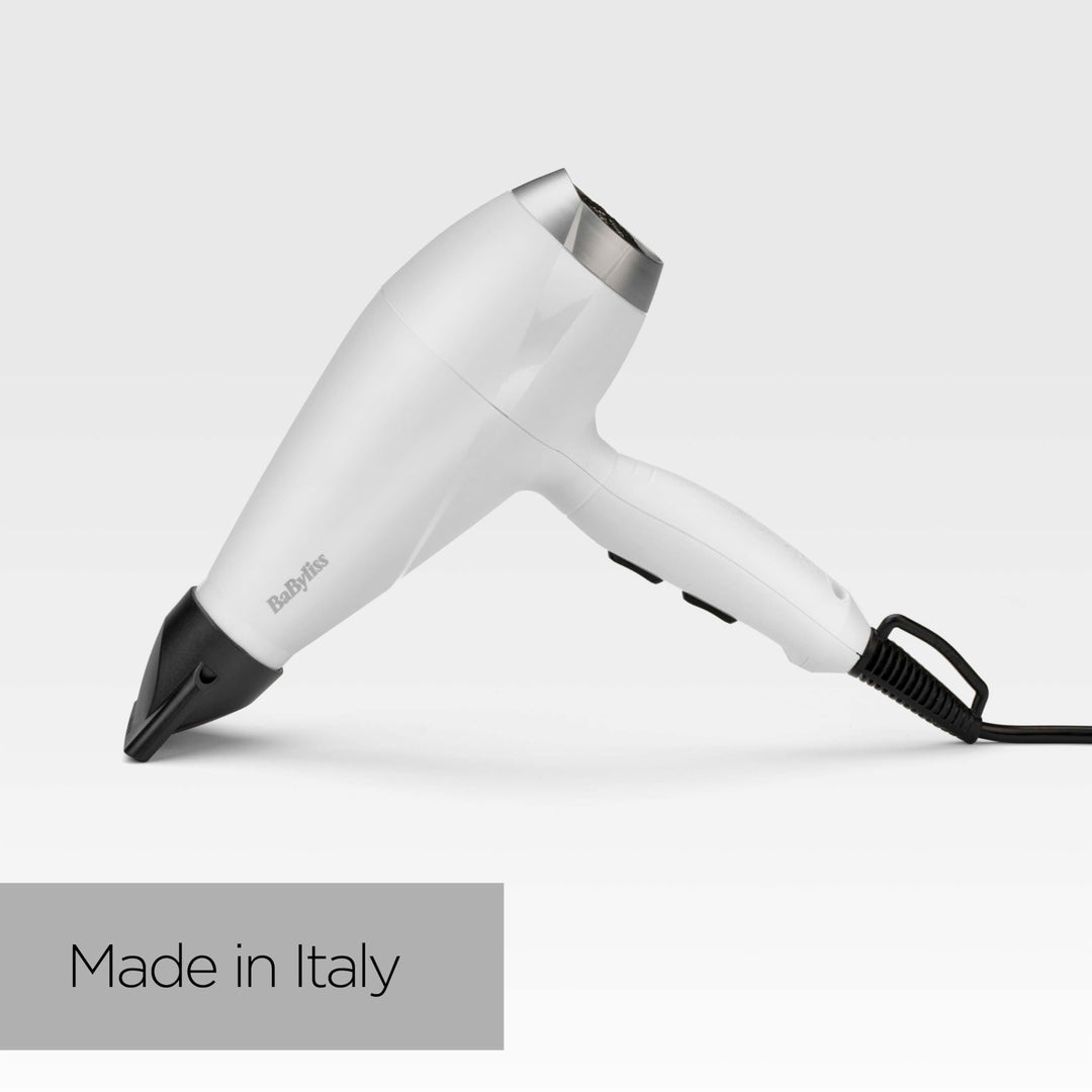 2000W professional AC hair dryer with slim 6mm concentrator nozzle, Unisex