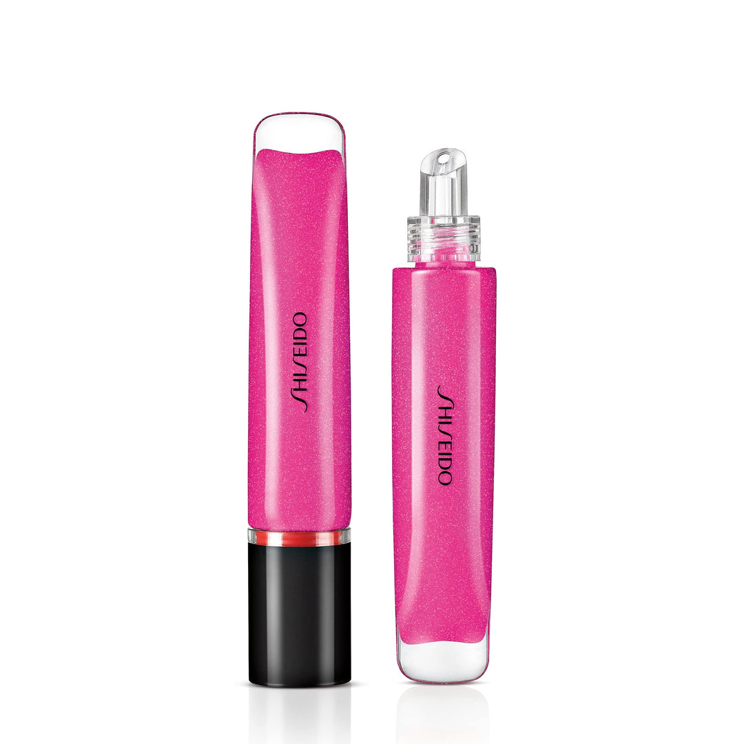 9 ml gel lip gloss in sheer magenta with glossy, crystalline finish
