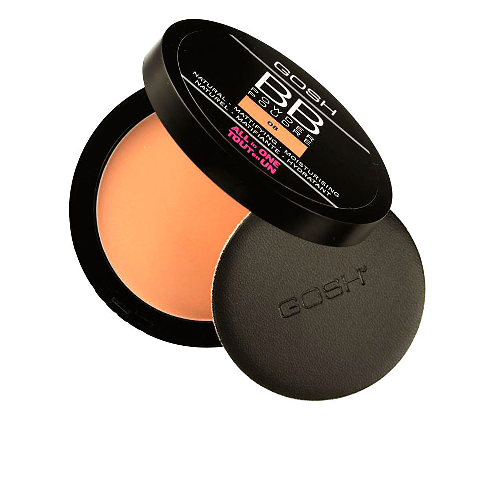 Compact matte BB powder 6.5 g with applicator shade Chestnut
