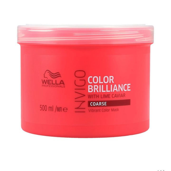 500 ml jar of colour‑preserving hair mask for thick, coloured hair