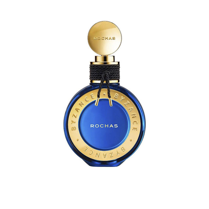 Deep blue jewel-like perfume bottle with gold details, 40 ml Eau de Parfum for Women