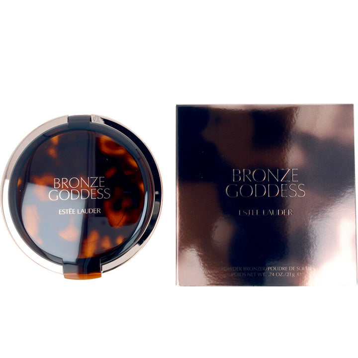 Compact pressed matte bronzer 21 g with mirror and mini brush, light shade