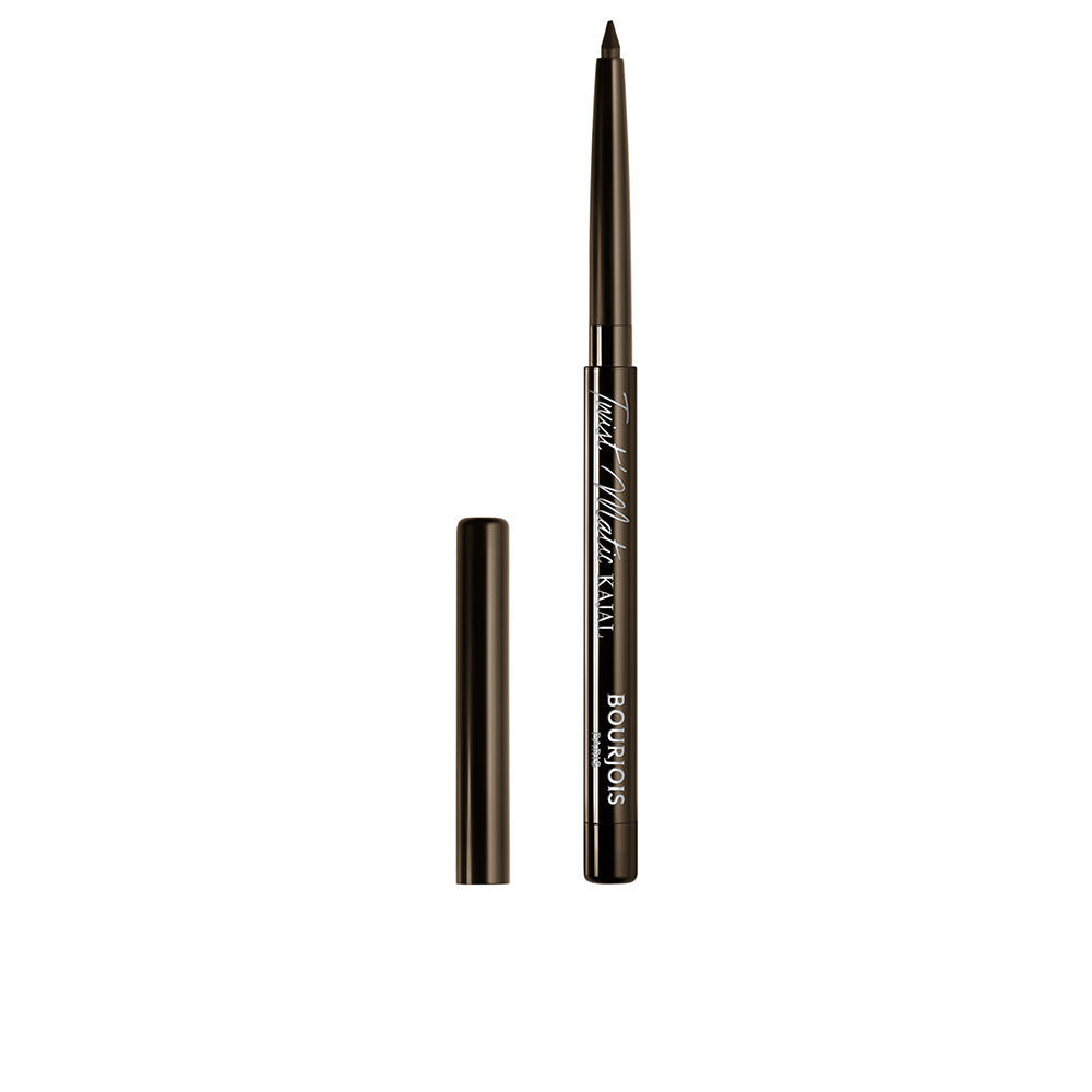 Sharpenable brown kajal eyeliner pencil with integrated sharpener, 1.2 g, Unisex