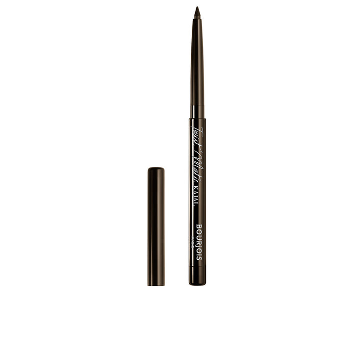 Sharpenable brown kajal eyeliner pencil with integrated sharpener, 1.2 g, Unisex