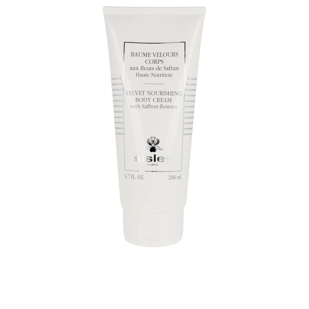 200 ml jar of saffron-scented velvet body balm, rich creamy texture