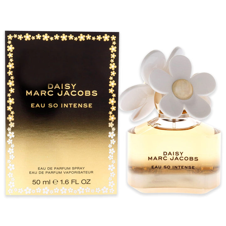 Gold-capped 50 ml perfume bottle labeled Intense Floral Eau de Parfum
