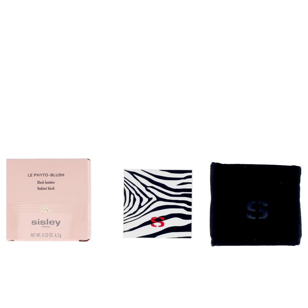 Compact dual-shade powder blush in pink peony, 6.5 g, open compact view