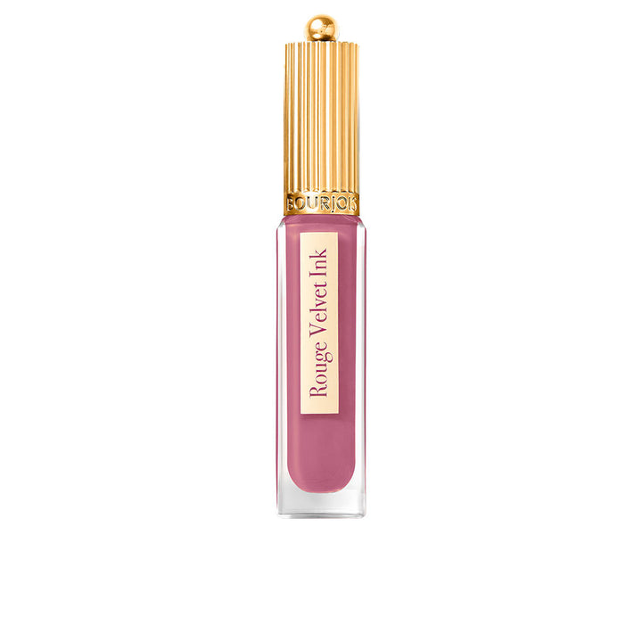 Tube of matte pink liquid lipstick with slim applicator, 3.5 ml Unisex