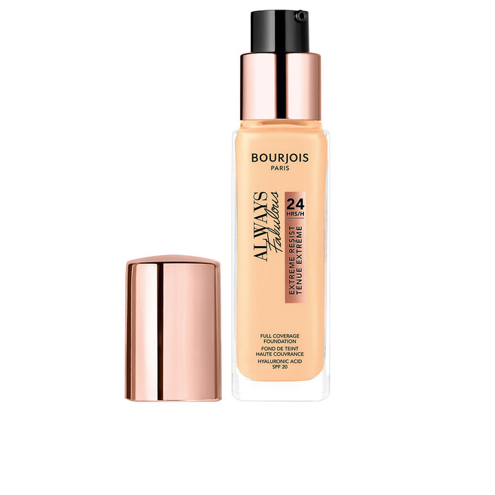 30 ml liquid foundation bottle, shade 120, velvety finish, SPF 20