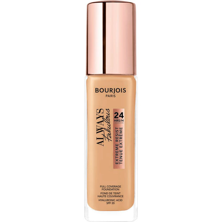 30 ml pump bottle of full-coverage hydrating foundation, shade 210