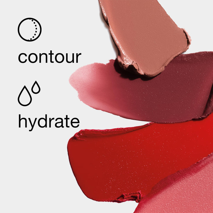 Satin sheer lip pencil in pale nude, 3 g, sharpened tip visible