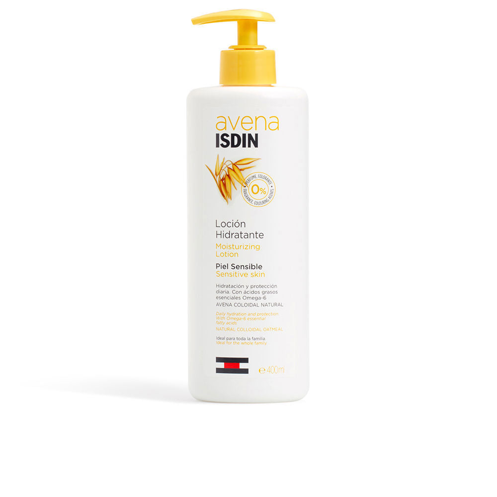 400 ml bottle of colloidal oat and borage moisturising lotion for sensitive Unisex skin