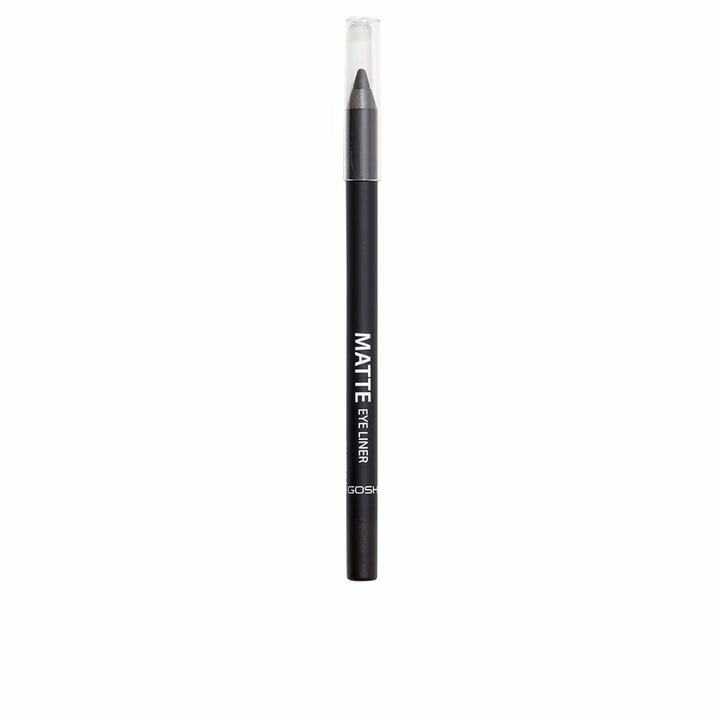 Slim matte black cream eye liner pencil, 1.2 g, Unisex