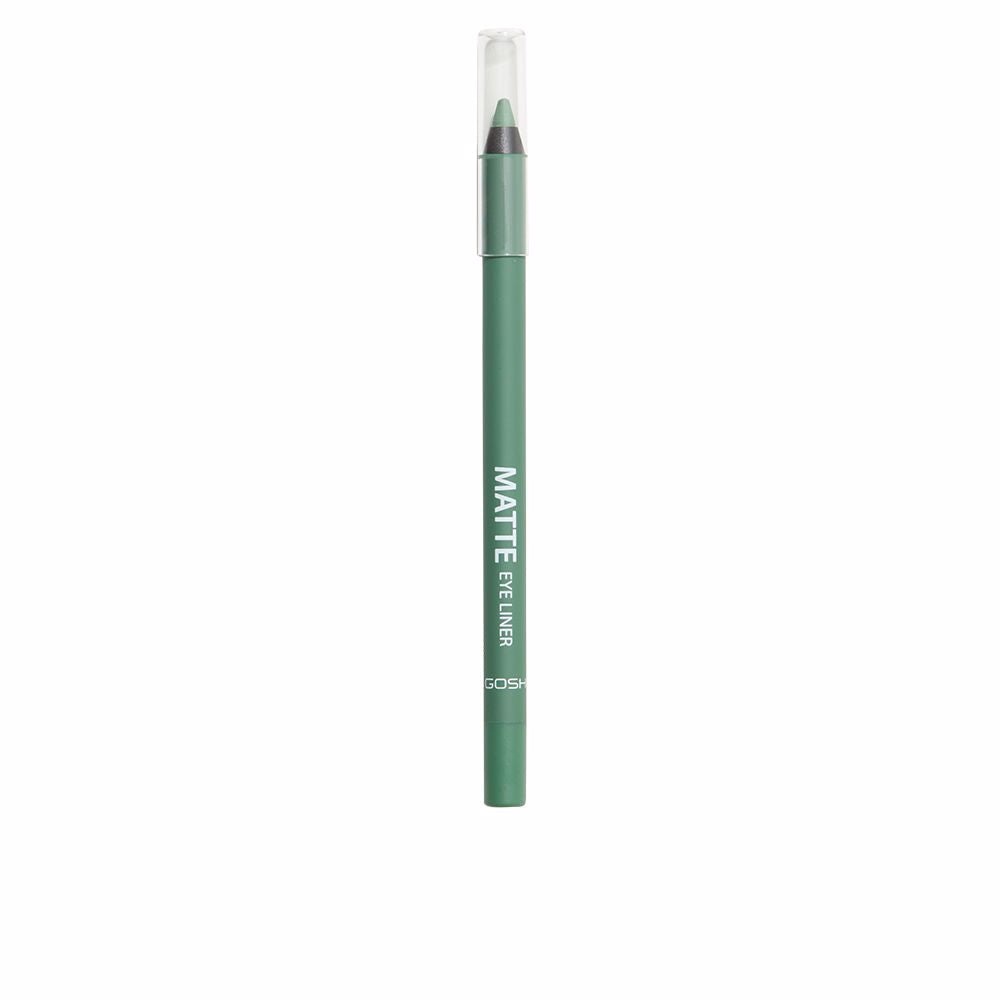 Slim matte cream eyeliner pencil in deep green Alligator shade, 1.2 g