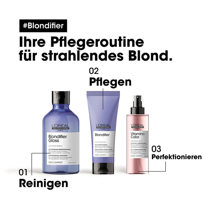 200 ml lightweight açai conditioner for blonde hair, pump bottle