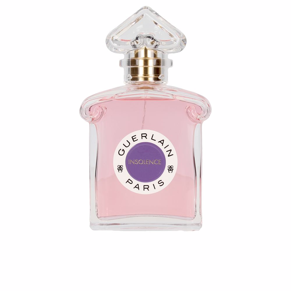 Glass inverted-heart perfume bottle, violet-fruity eau de toilette, 75 ml