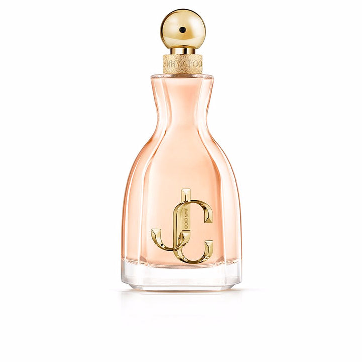 Tall glass perfume bottle, warm amber liquid, 100 ml, oriental floral scent for Women