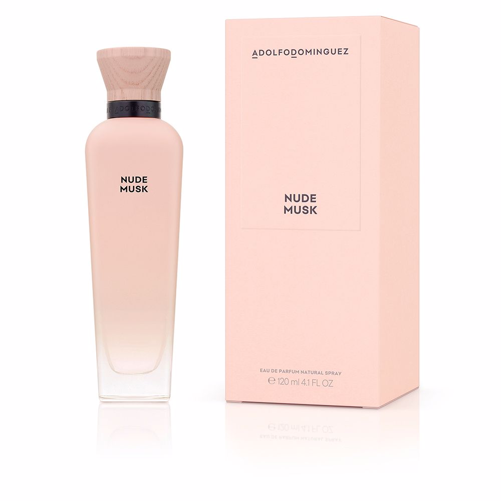 Refillable 120 ml Nude Musk eau de parfum bottle, floral musk fragrance