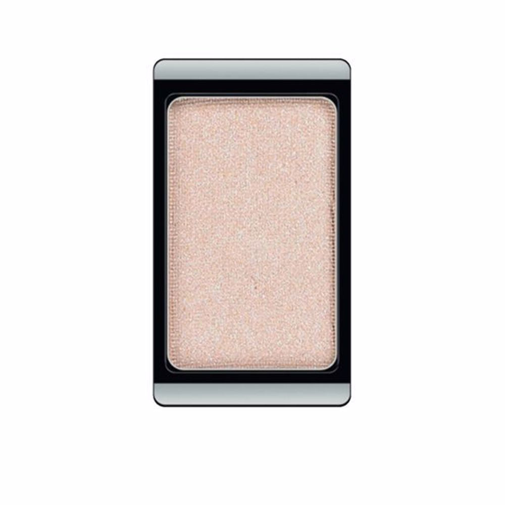 Single refillable pearl powder eyeshadow pan, warm golden-pearl shade, 0.8 g