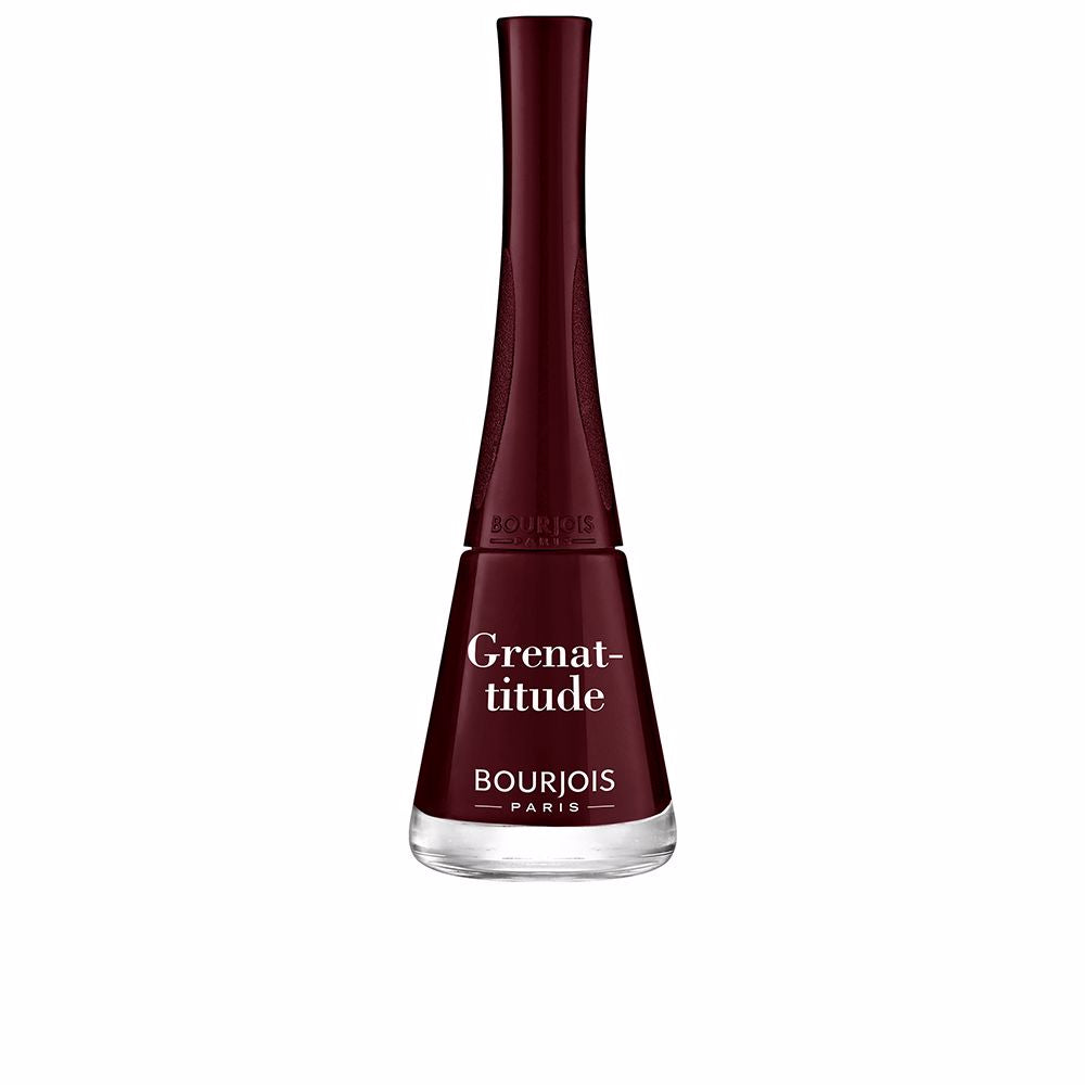 9 ml sheer brown nail polish with fan applicator, glossy finish