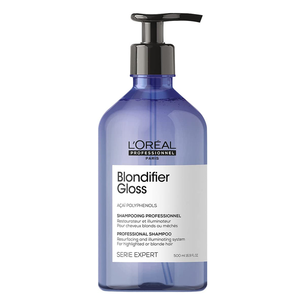 500 ml violet-infused shampoo bottle for cool blonde and highlighted hair, Unisex