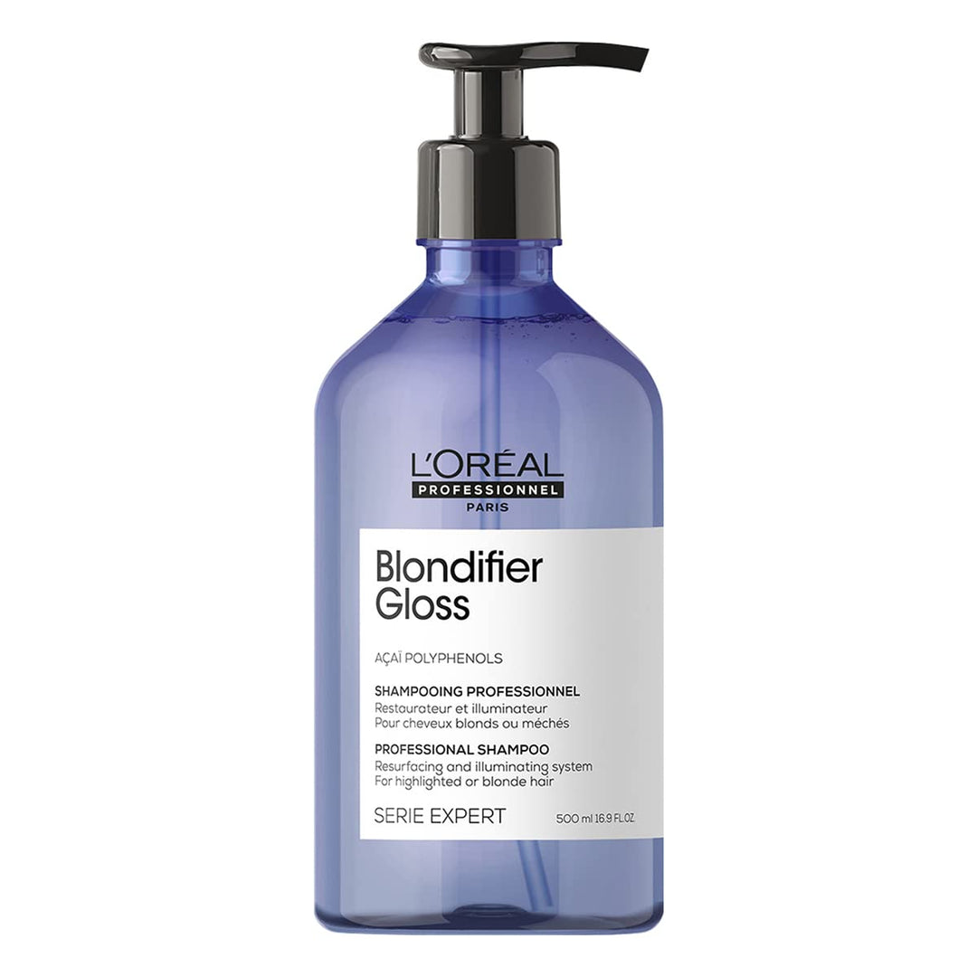 500 ml violet-infused shampoo bottle for cool blonde and highlighted hair, Unisex