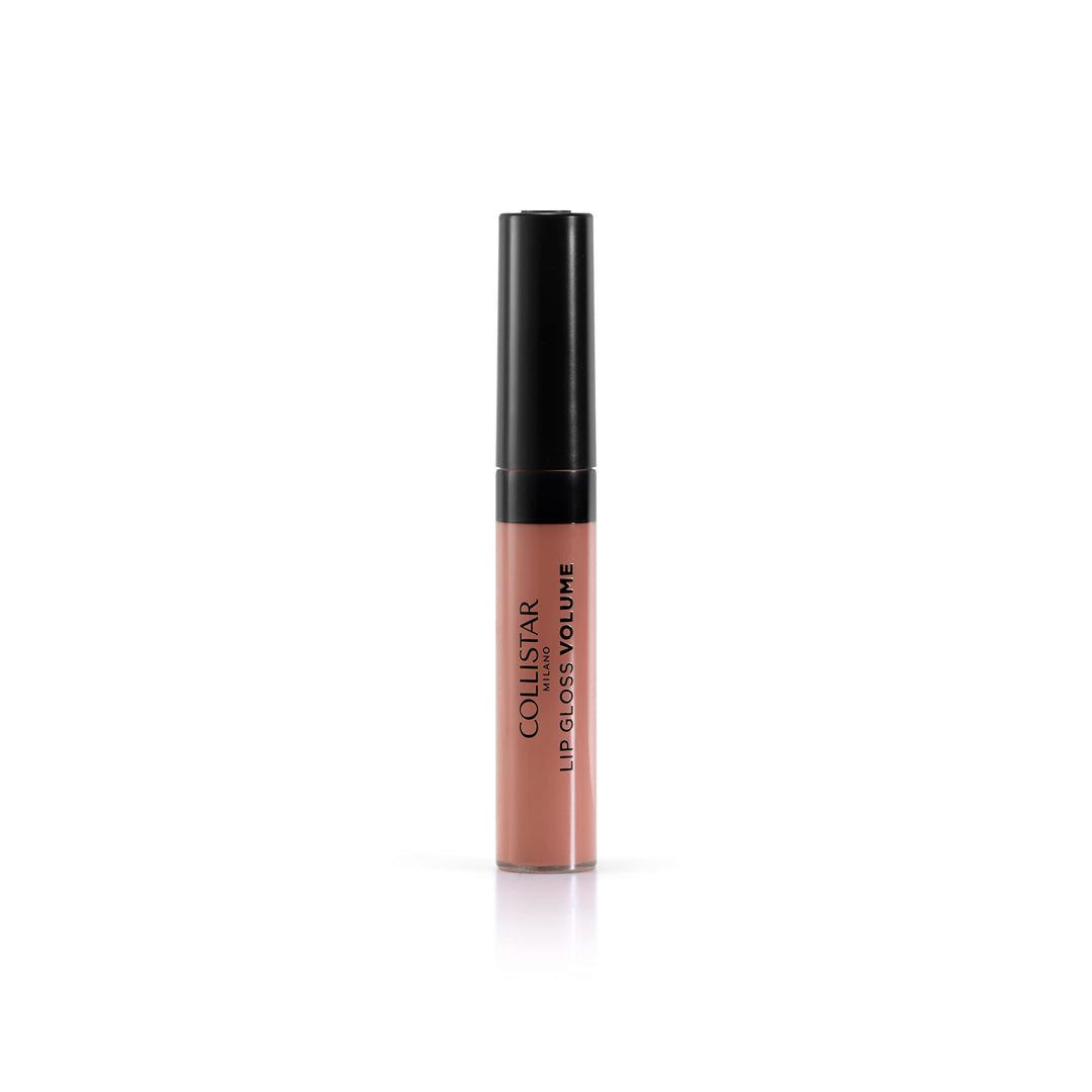 7 ml sheer nude lip gloss with soft applicator and mirror-like shine