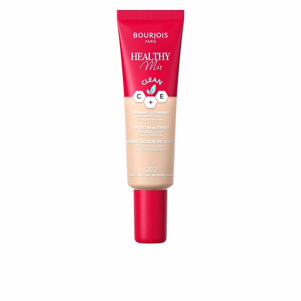 Tube of tinted coconut BB cream, 30 ml, light beige shade